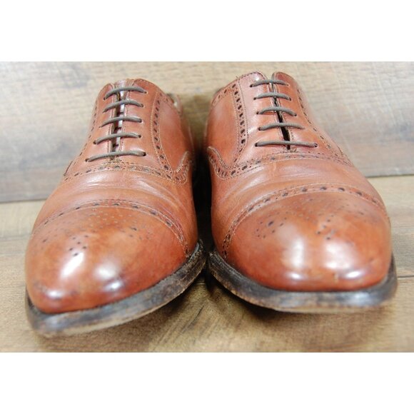 Tom James Barton Oxford Dress Shoes Men\'s Size 9 E Made in England Bench Made main image 9